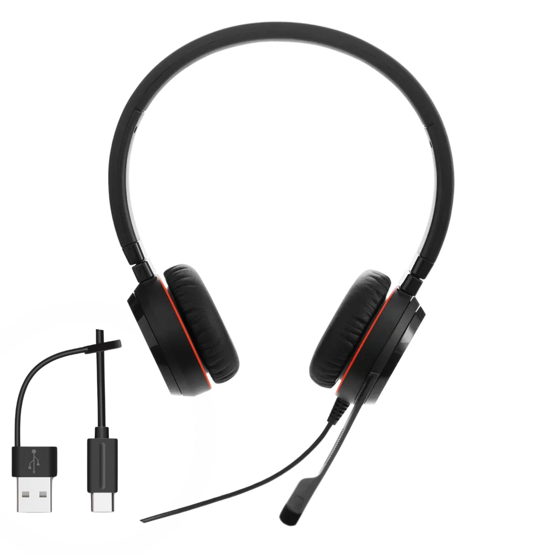 Jabra Evolve 30 II Duo USB MS Kulak &Uuml;st&uuml; Kulaklık (Jabra T&uuml;rkiye Garantili)